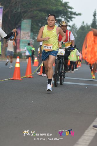 Race photo from BAF LIONS RUN 2024