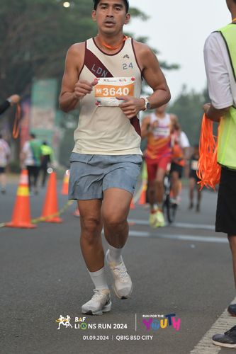 Race photo from BAF LIONS RUN 2024