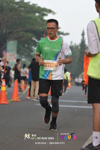 Race photo from BAF LIONS RUN 2024