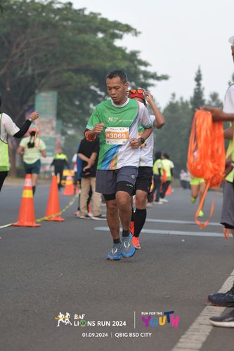 Race photo from BAF LIONS RUN 2024
