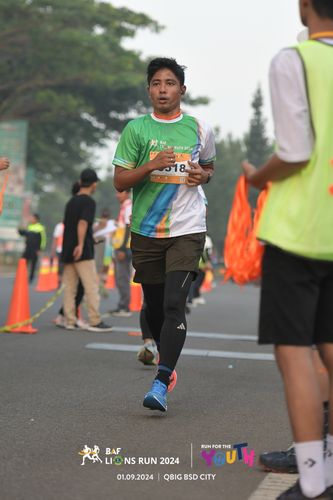Race photo from BAF LIONS RUN 2024