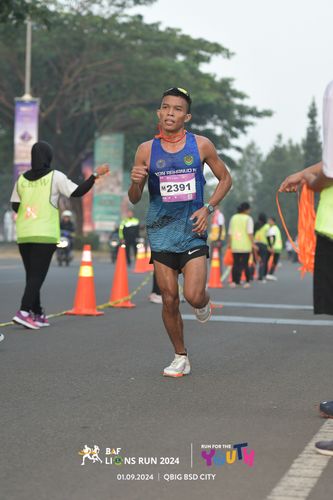 Race photo from BAF LIONS RUN 2024