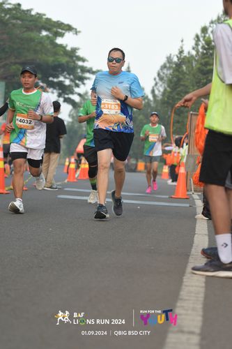 Race photo from BAF LIONS RUN 2024