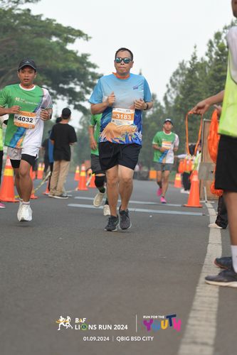 Race photo from BAF LIONS RUN 2024