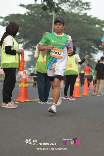 Race photo from BAF LIONS RUN 2024