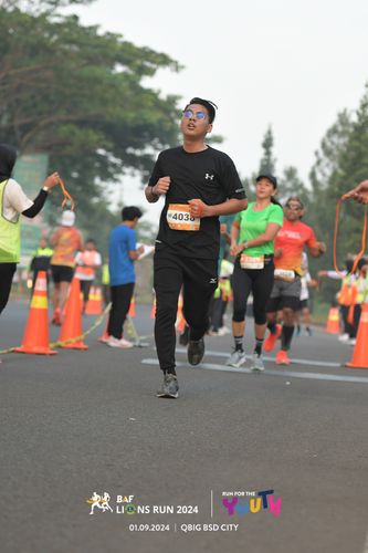 Race photo from BAF LIONS RUN 2024