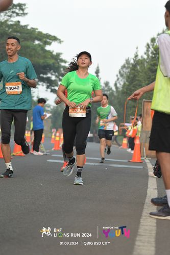 Race photo from BAF LIONS RUN 2024