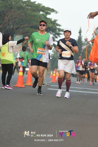 Race photo from BAF LIONS RUN 2024