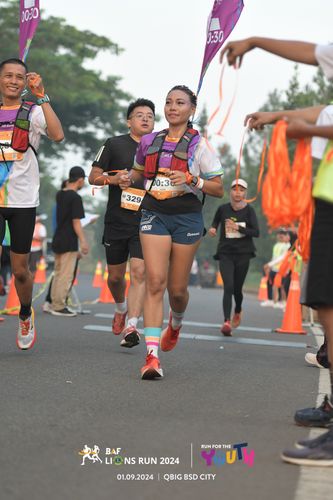 Race photo from BAF LIONS RUN 2024