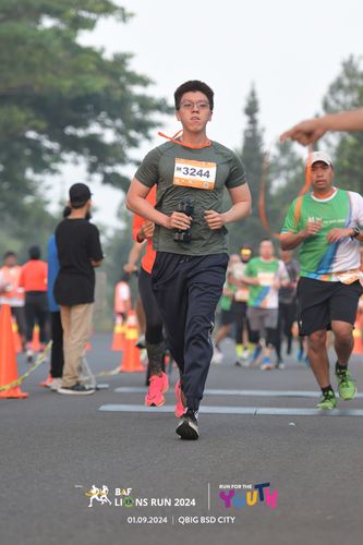 Race photo from BAF LIONS RUN 2024