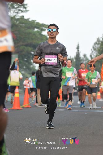 Race photo from BAF LIONS RUN 2024