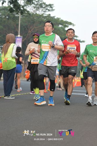 Race photo from BAF LIONS RUN 2024