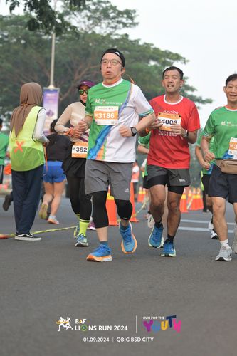 Race photo from BAF LIONS RUN 2024