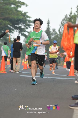 Race photo from BAF LIONS RUN 2024