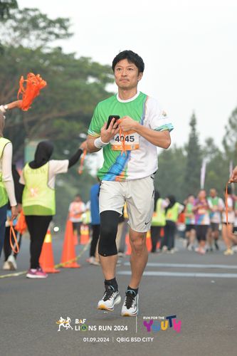 Race photo from BAF LIONS RUN 2024