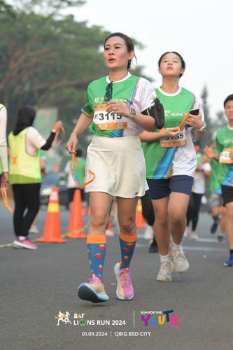 Race photo from BAF LIONS RUN 2024
