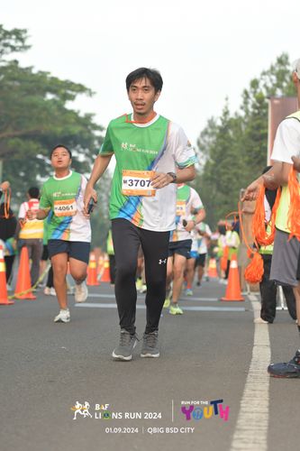 Race photo from BAF LIONS RUN 2024