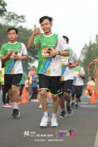 Race photo from BAF LIONS RUN 2024