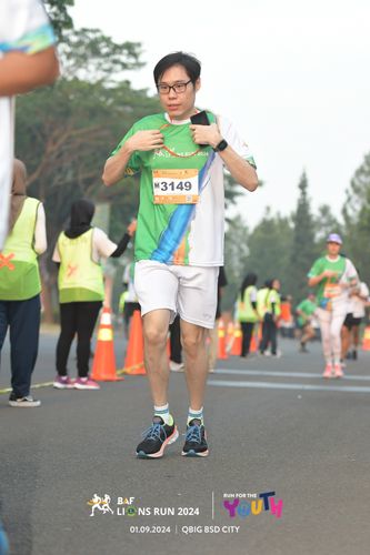 Race photo from BAF LIONS RUN 2024