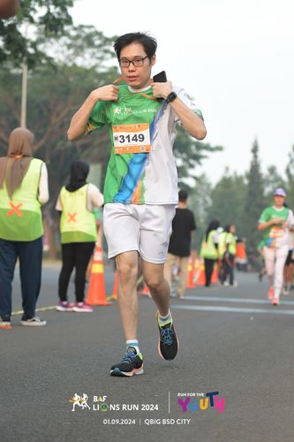 Race photo from BAF LIONS RUN 2024