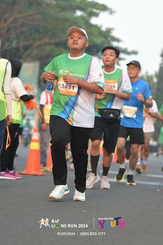 Race photo from BAF LIONS RUN 2024