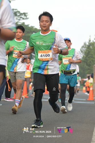 Race photo from BAF LIONS RUN 2024