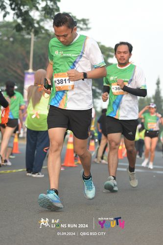 Race photo from BAF LIONS RUN 2024