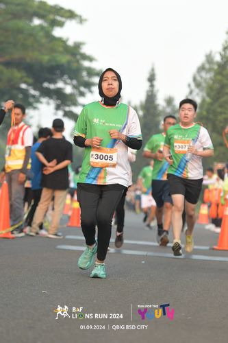 Race photo from BAF LIONS RUN 2024