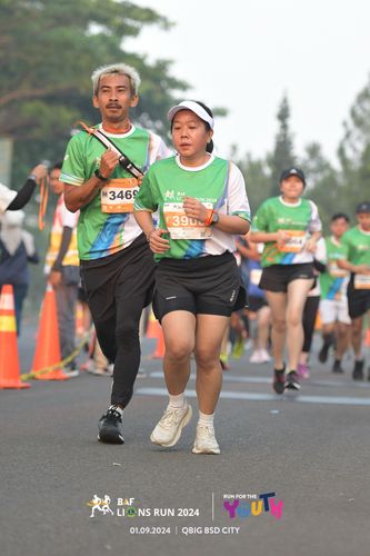 Race photo from BAF LIONS RUN 2024