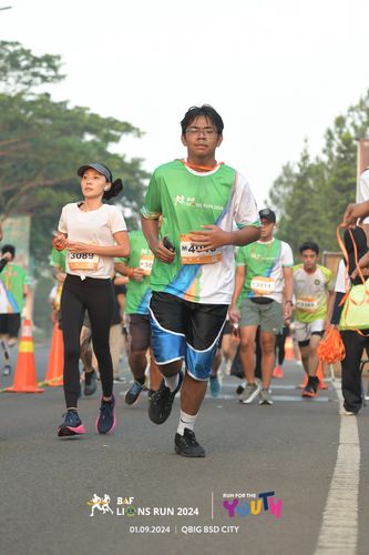 Race photo from BAF LIONS RUN 2024