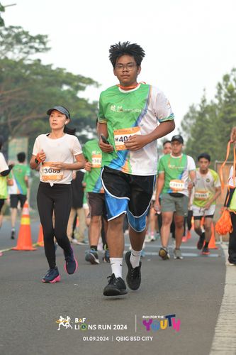 Race photo from BAF LIONS RUN 2024