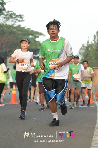 Race photo from BAF LIONS RUN 2024