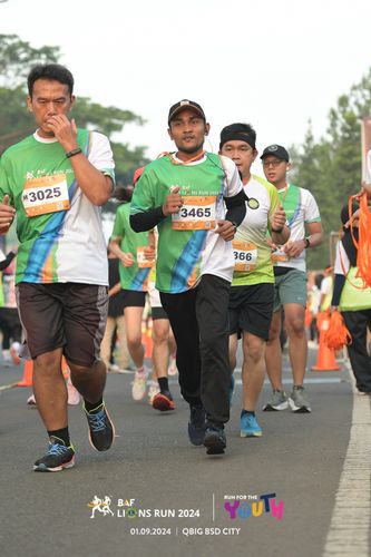 Race photo from BAF LIONS RUN 2024