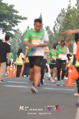 Race photo from BAF LIONS RUN 2024