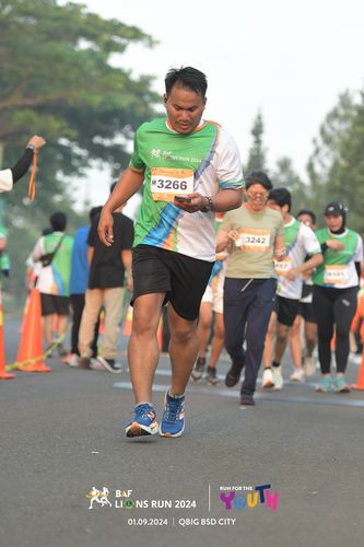 Race photo from BAF LIONS RUN 2024