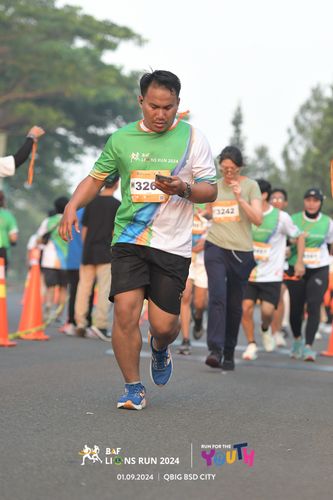 Race photo from BAF LIONS RUN 2024