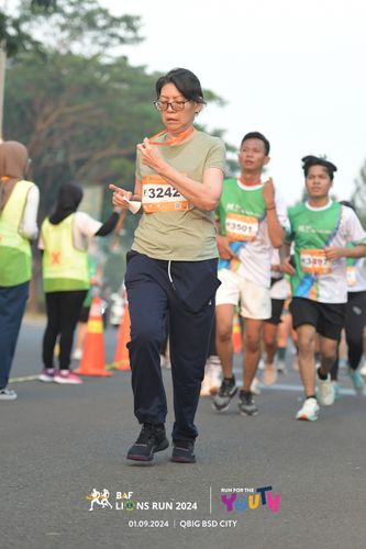Race photo from BAF LIONS RUN 2024