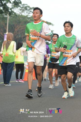 Race photo from BAF LIONS RUN 2024
