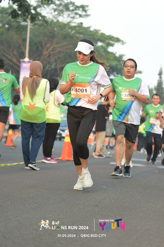 Race photo from BAF LIONS RUN 2024