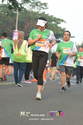 Race photo from BAF LIONS RUN 2024