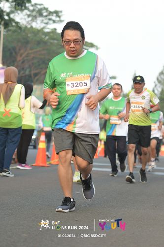 Race photo from BAF LIONS RUN 2024