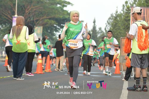Race photo from BAF LIONS RUN 2024