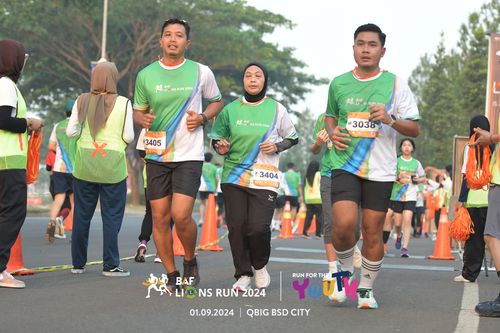 Race photo from BAF LIONS RUN 2024