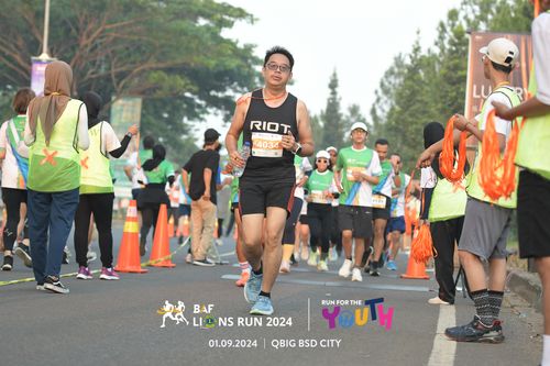 Race photo from BAF LIONS RUN 2024