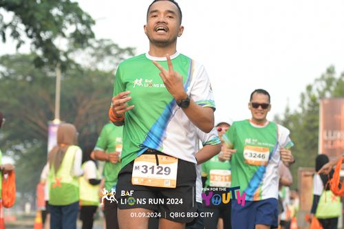 Race photo from BAF LIONS RUN 2024