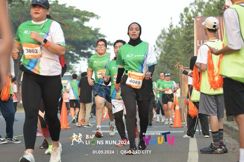 Race photo from BAF LIONS RUN 2024