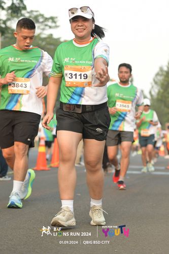 Race photo from BAF LIONS RUN 2024