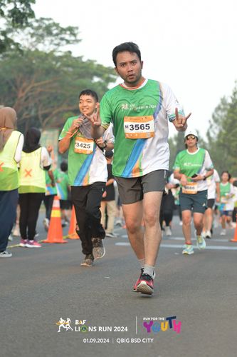 Race photo from BAF LIONS RUN 2024