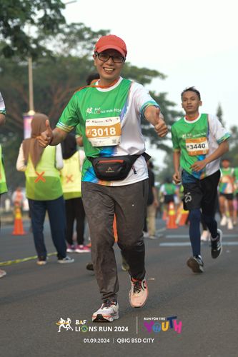 Race photo from BAF LIONS RUN 2024