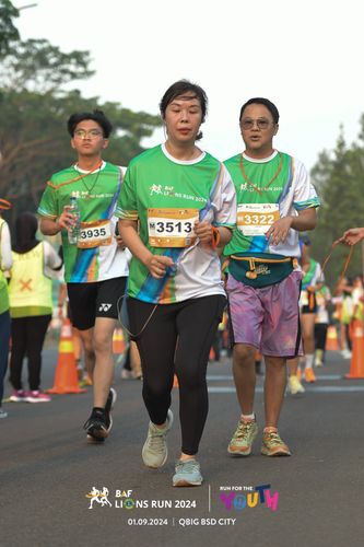 Race photo from BAF LIONS RUN 2024